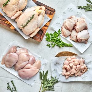 Herb Fed Chicken box