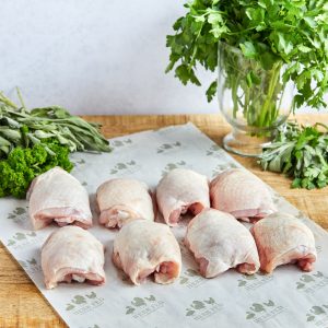 Herb Fed chicken thighs